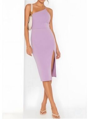 Lovers & Friends Lazo midi dress in lilac purple